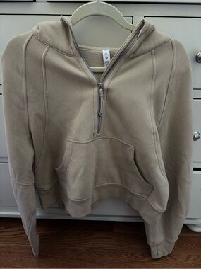 lululemon scuba oversized half zip hoodie: size M/L